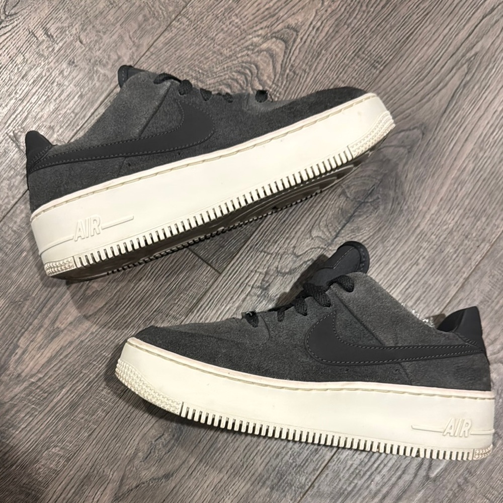 Nike Gray and Black Athletic Shoes